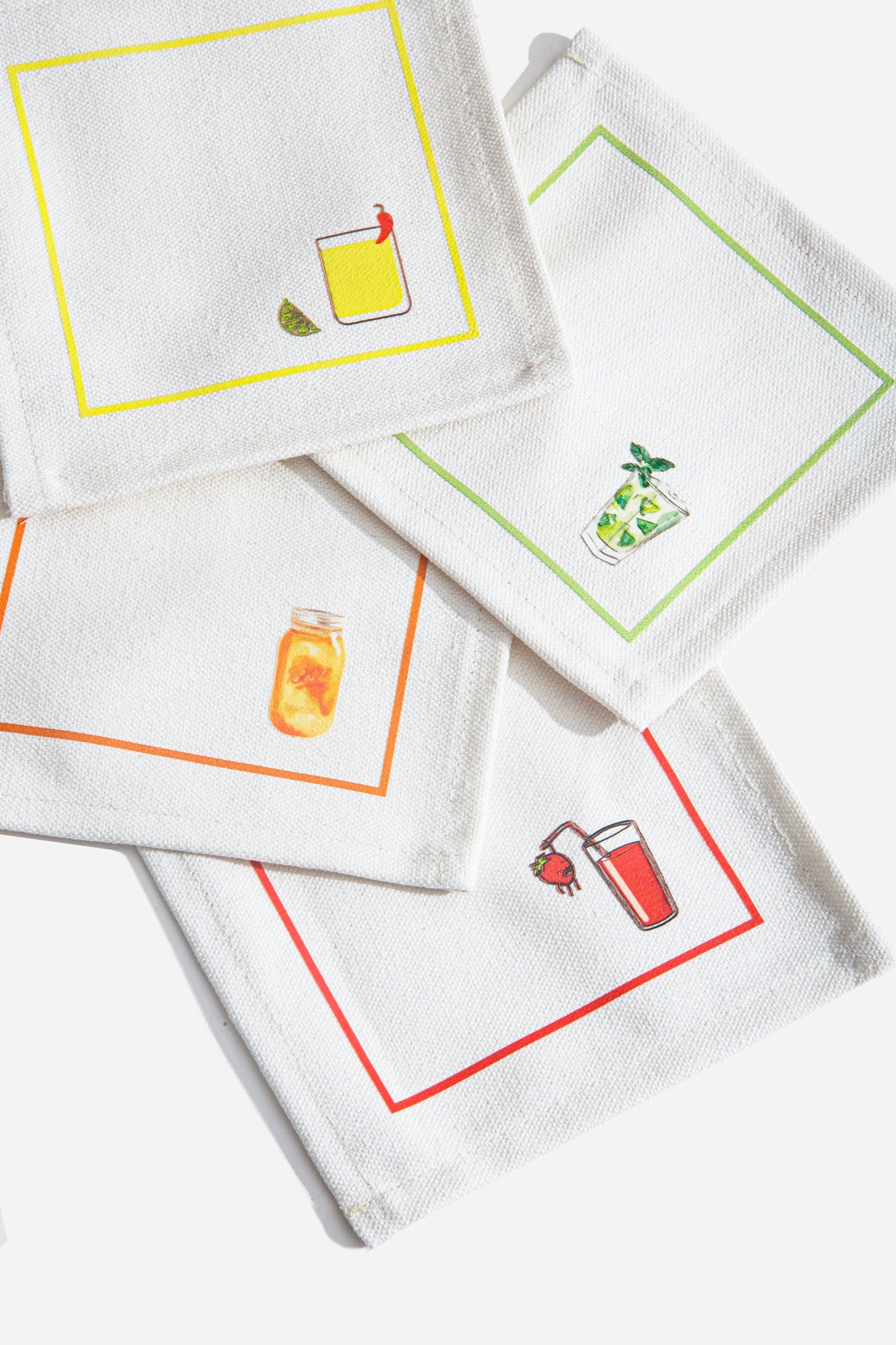 Printed Coasters with color border