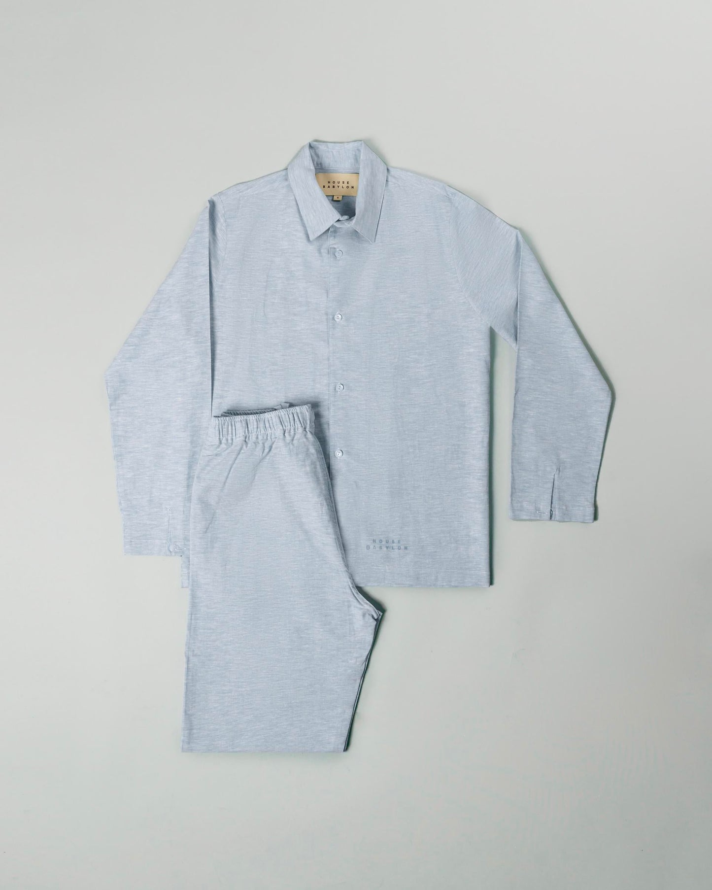 Cotton Linen Set - Sky Blue