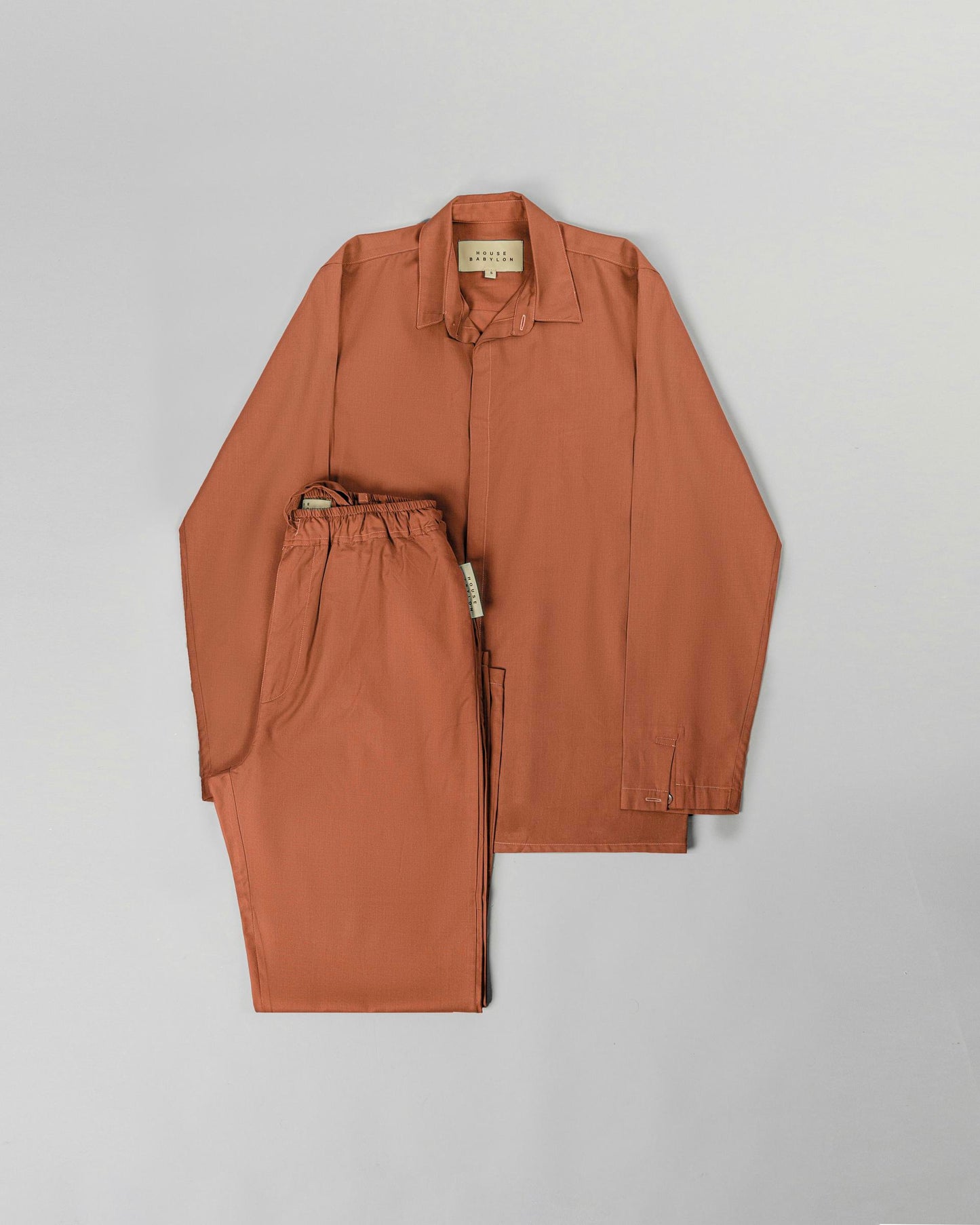 Tencel set - Terracotta