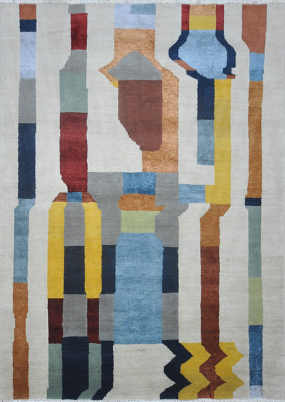 Kahhal Hand Knotted Rug/Tribal Color Weave