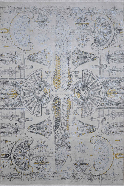 Kahhal Hand Knotted Rug Weaving Eternity