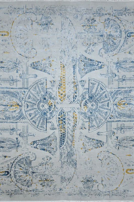 Kahhal Hand Knotted Rug Weaving Eternity