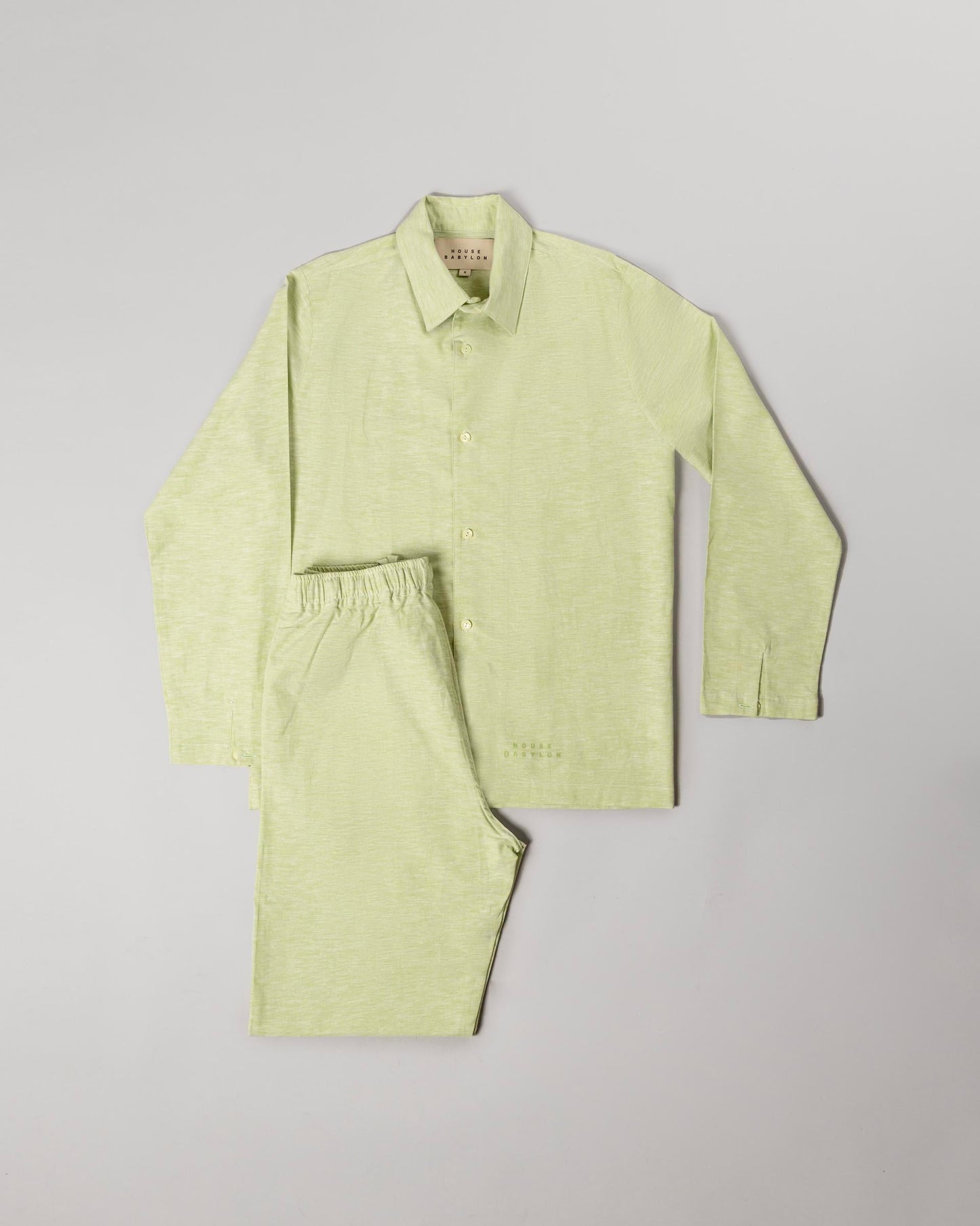 Cotton Linen Set - Green
