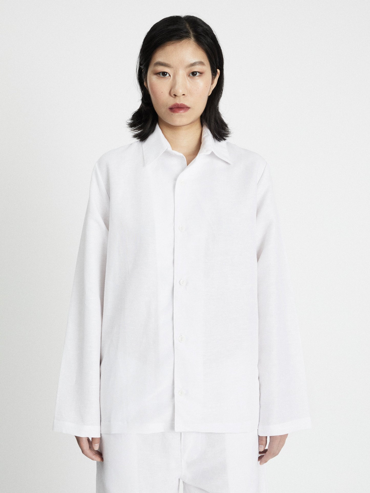 Cotton Linen Set - White