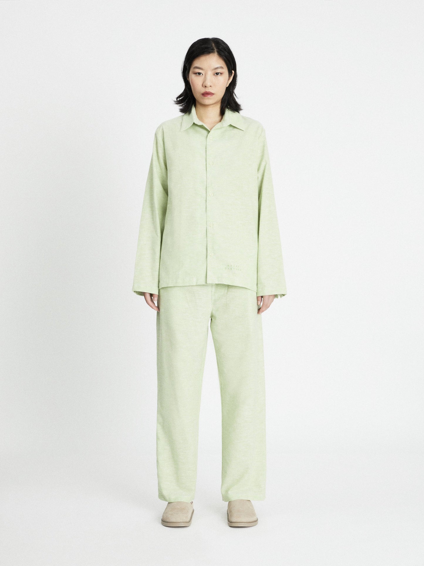Cotton Linen Set - Green