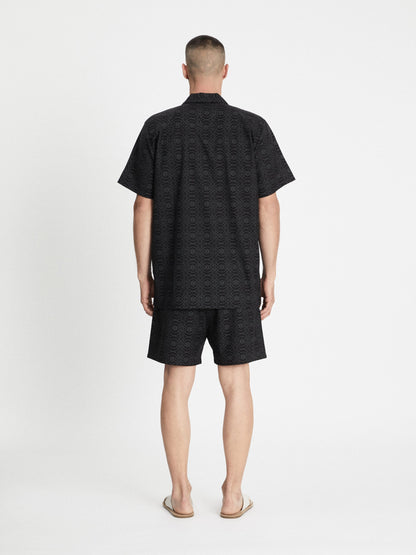 Ayein printed tencel set - Black