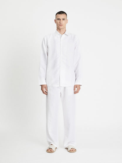 Cotton Linen Set - White