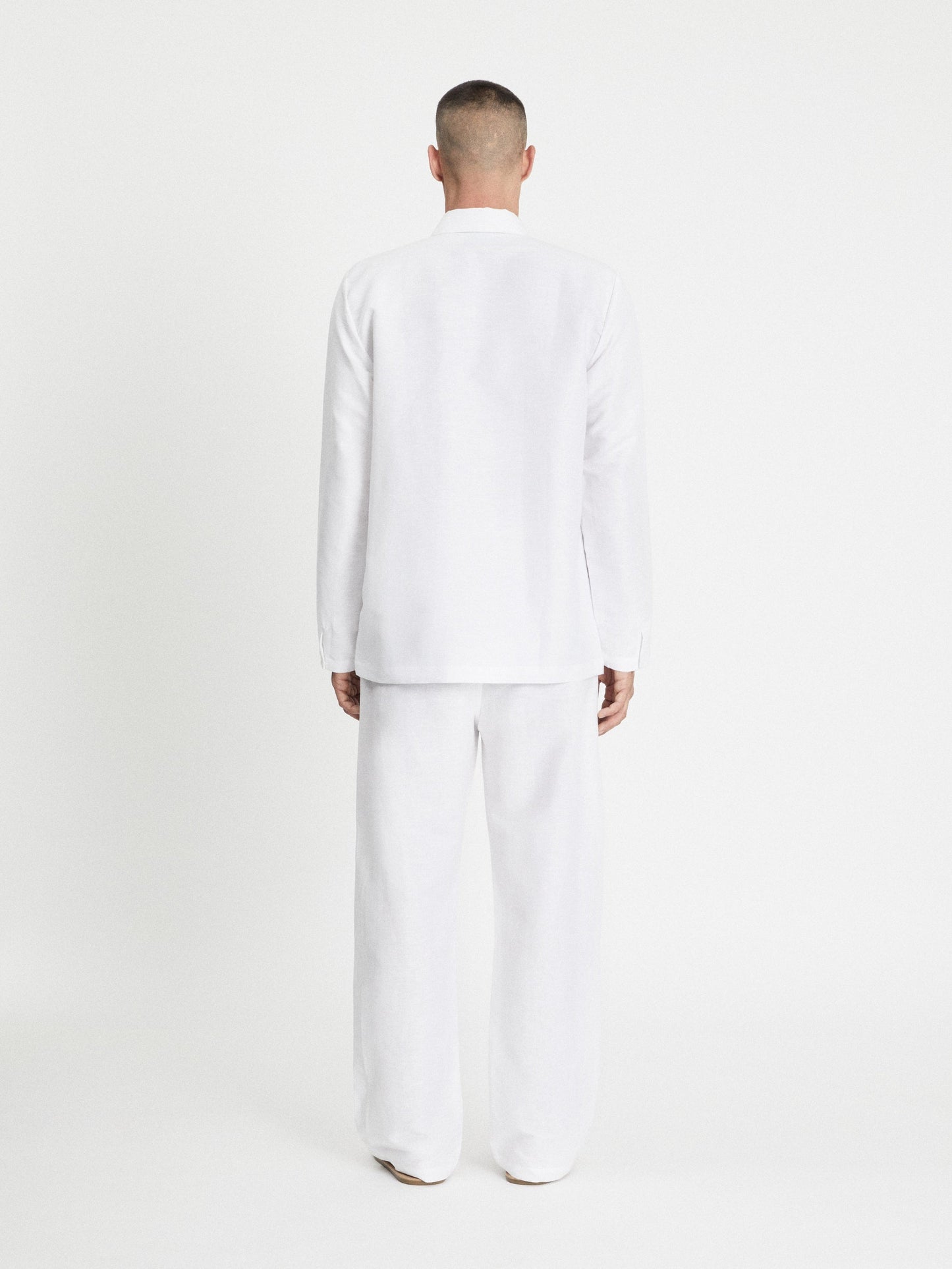 Cotton Linen Set - White