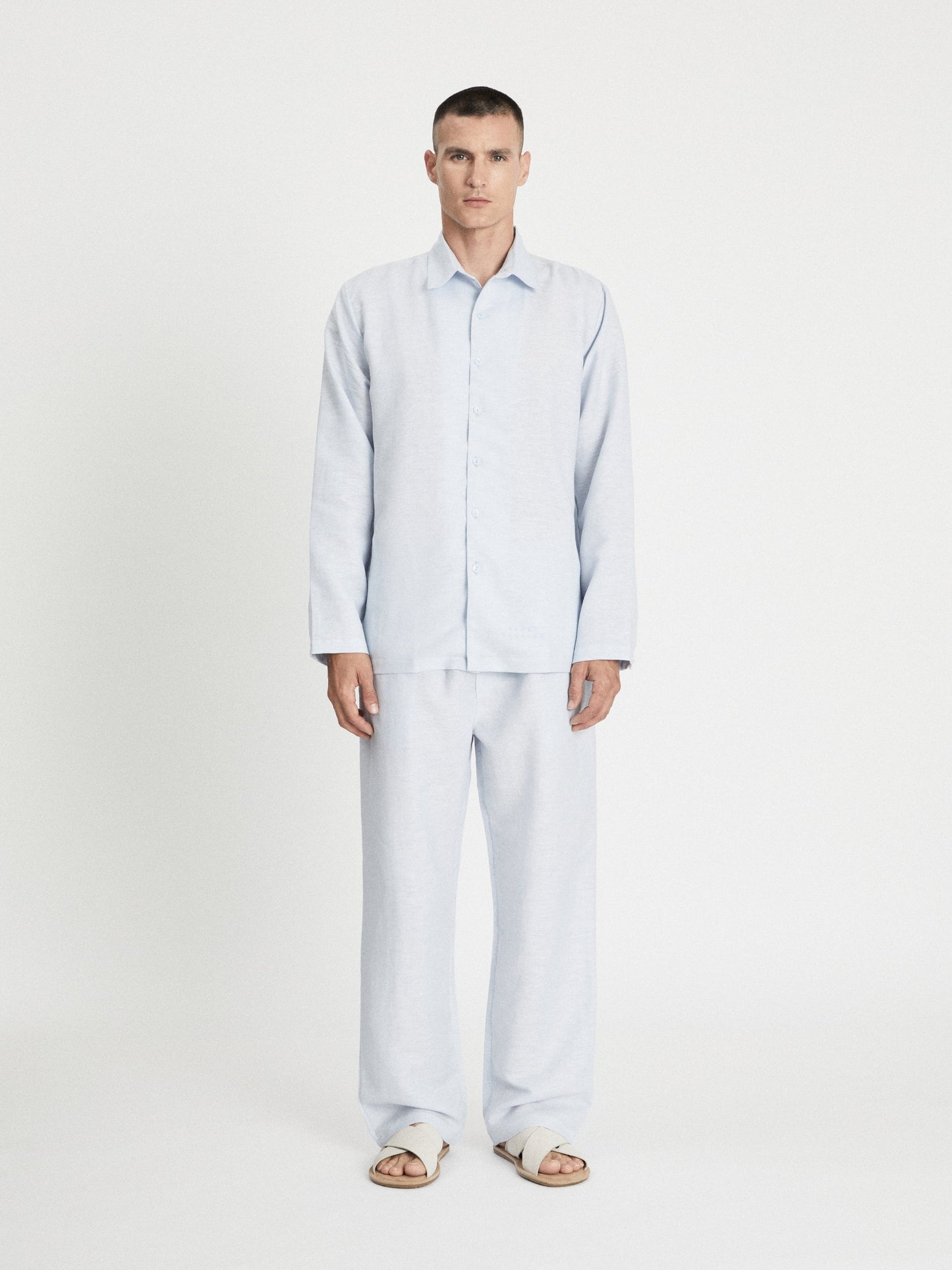 Cotton Linen Set - Sky Blue