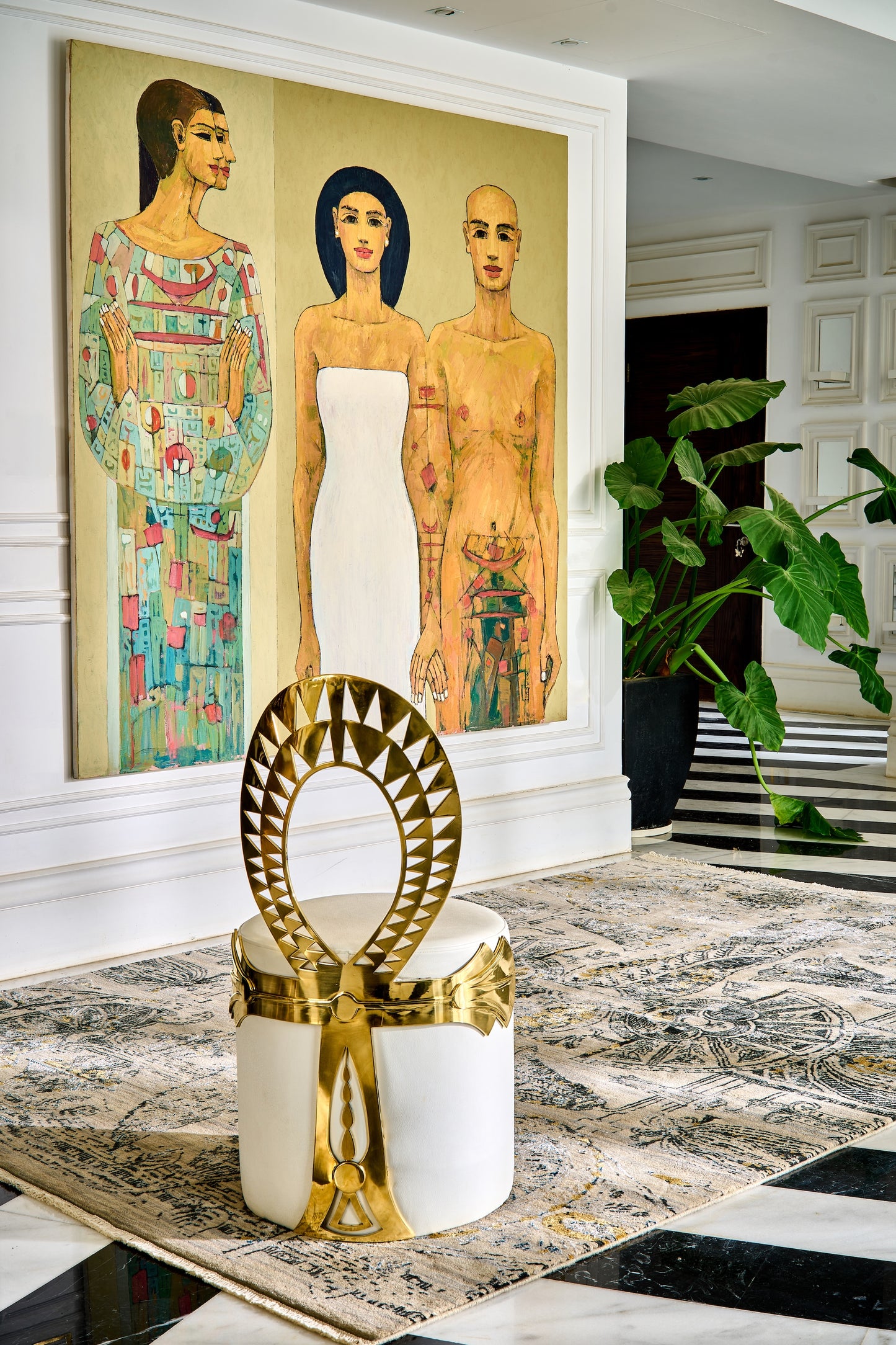 Kahhal Hand Knotted Rug Weaving Eternity