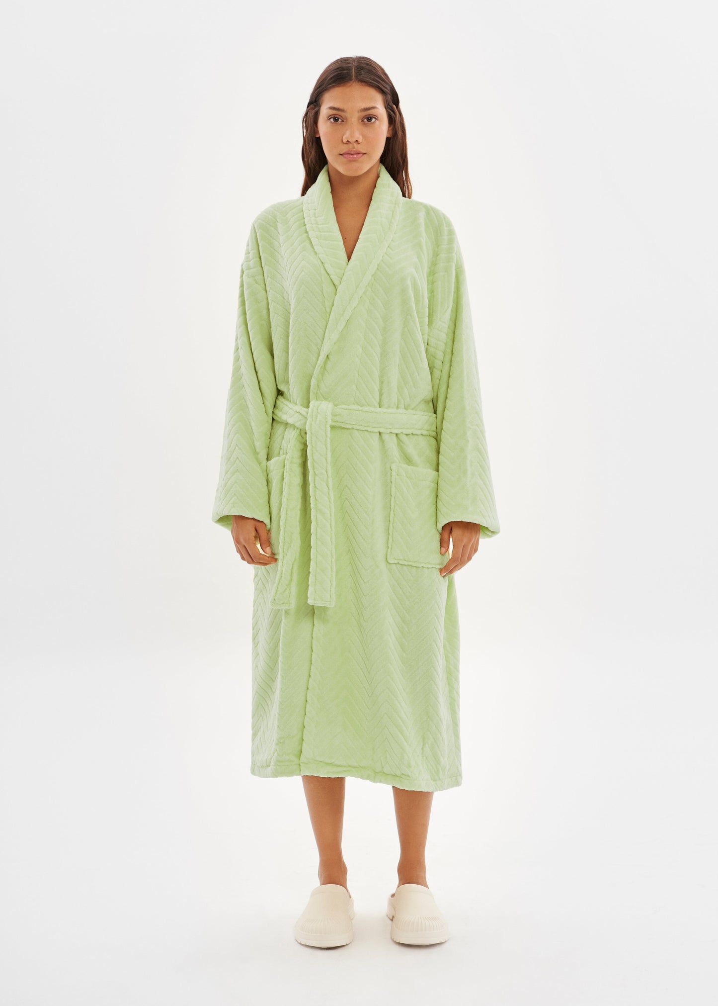 Bathrobe | Velour Lime