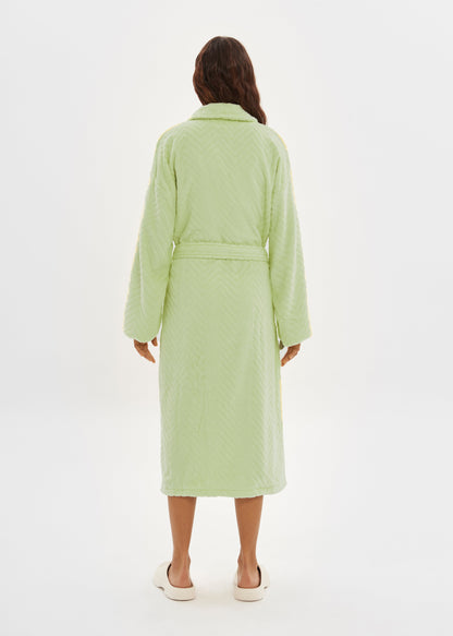 Bathrobe | Velour Lime