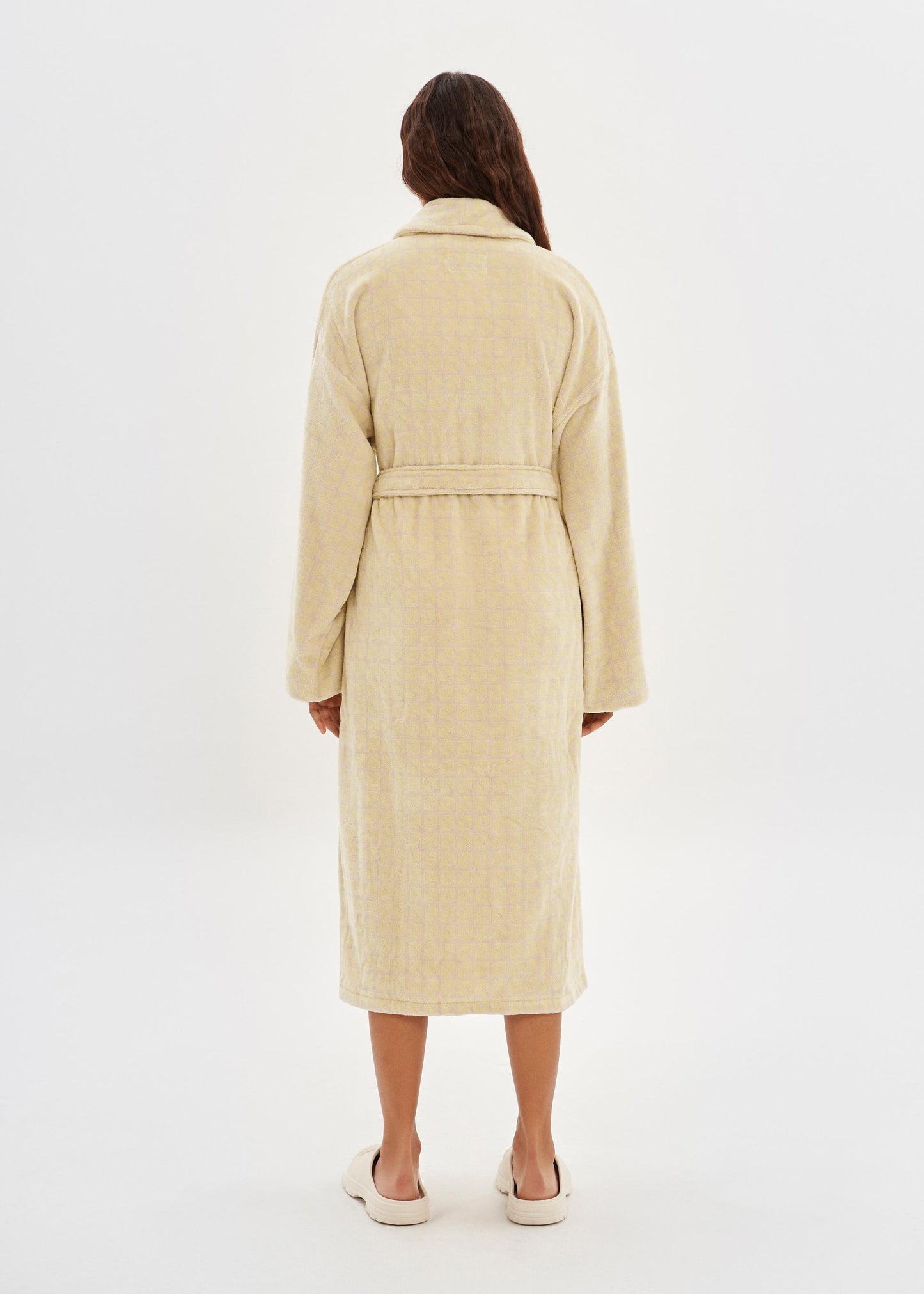Bathrobe |  Velour Geo Triangle