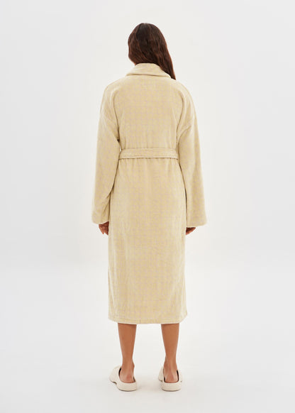 Bathrobe |  Velour Geo Triangle