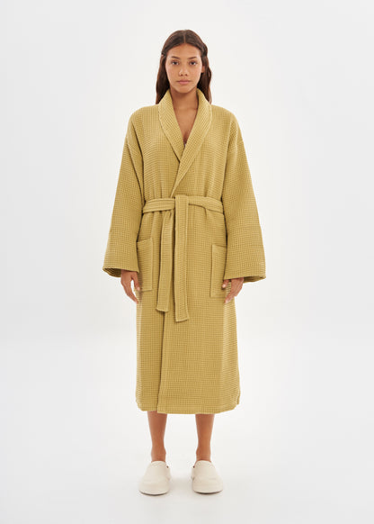 Bathrobe | Waffle Mustard