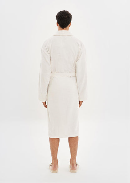 Bathrobe | Waffle White