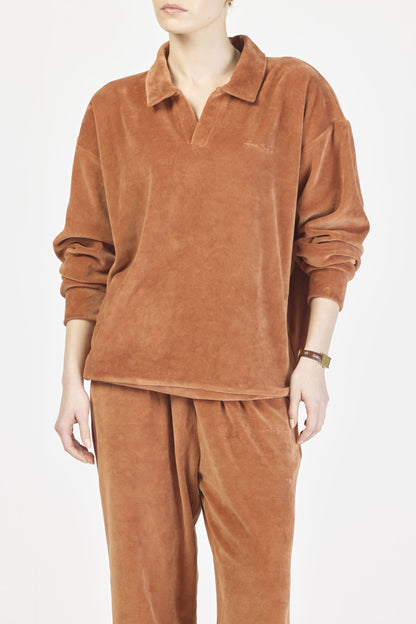 Velour set - Terracotta