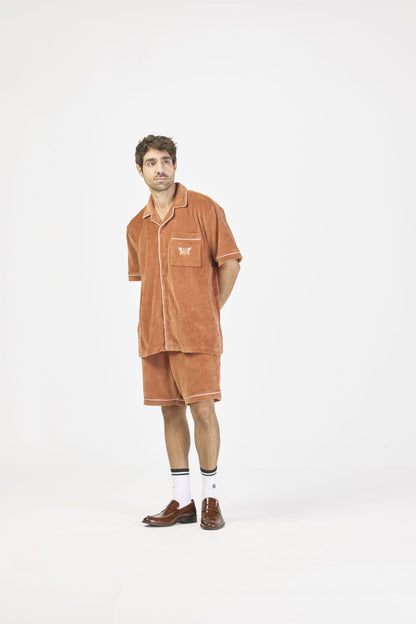 Velour Piping set - Terracotta