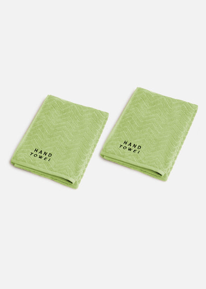 Hand towel Set - Lime