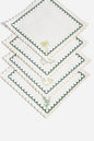 Printed Coasters with green border 