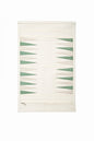 Backgammon canva rolled up mat game