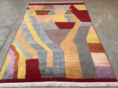 Kahhal Hand Knotted Rug/Tribal Color Weave