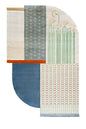 Kahhal Looms Blue Blossom Hand-Knotted