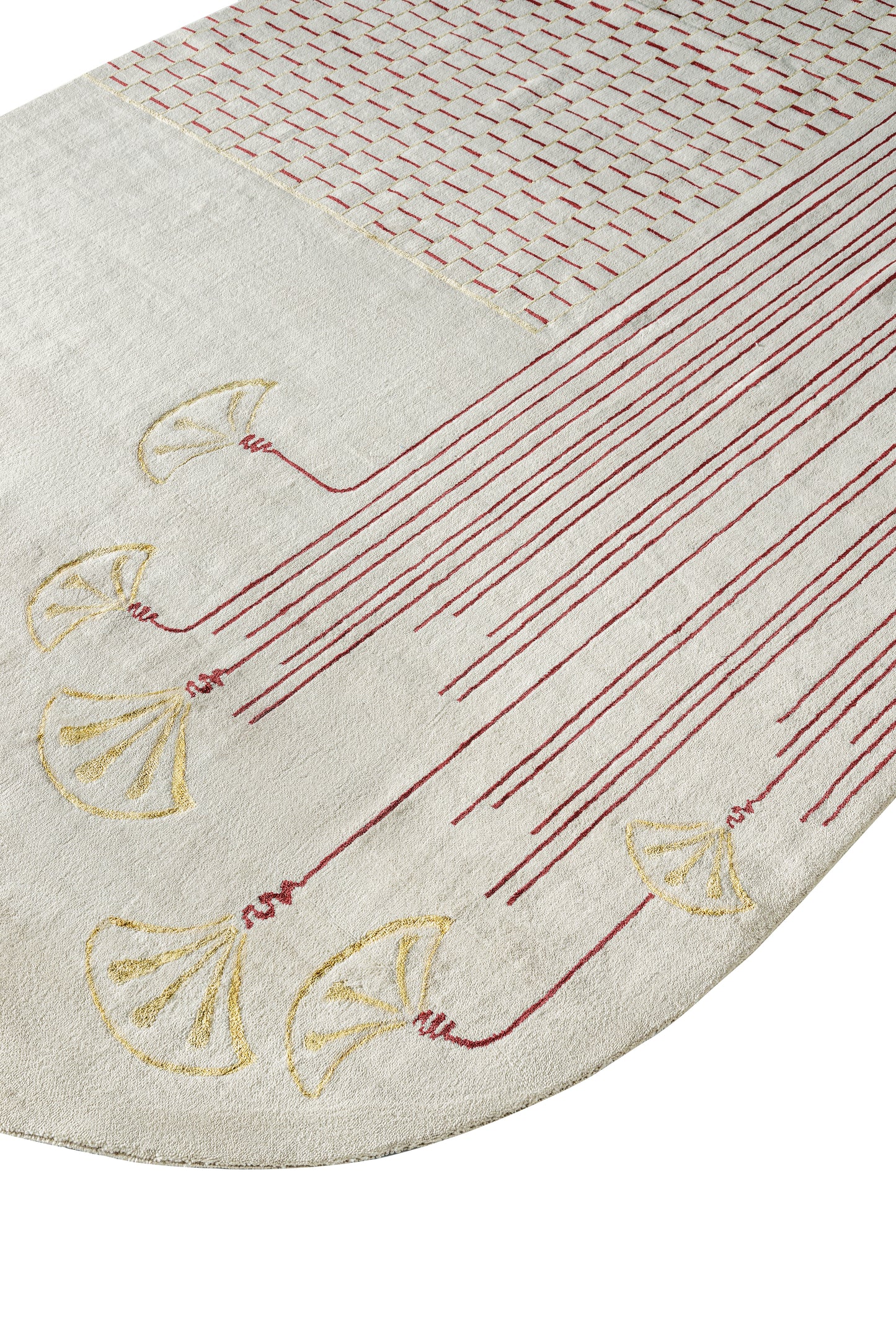 Kahhal Looms Pearly Ibis Hand-Knotted