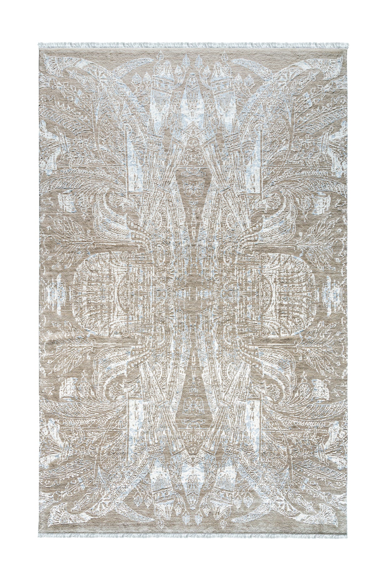 Kahhal Looms Solar Boat Hand-Knotted
