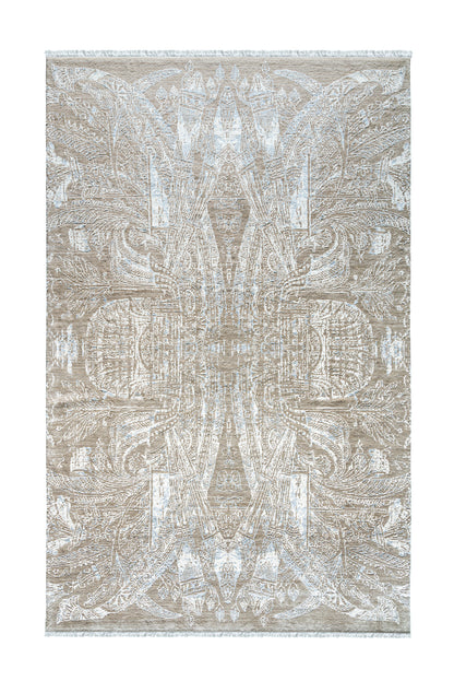 Kahhal Looms Solar Boat Hand-Knotted