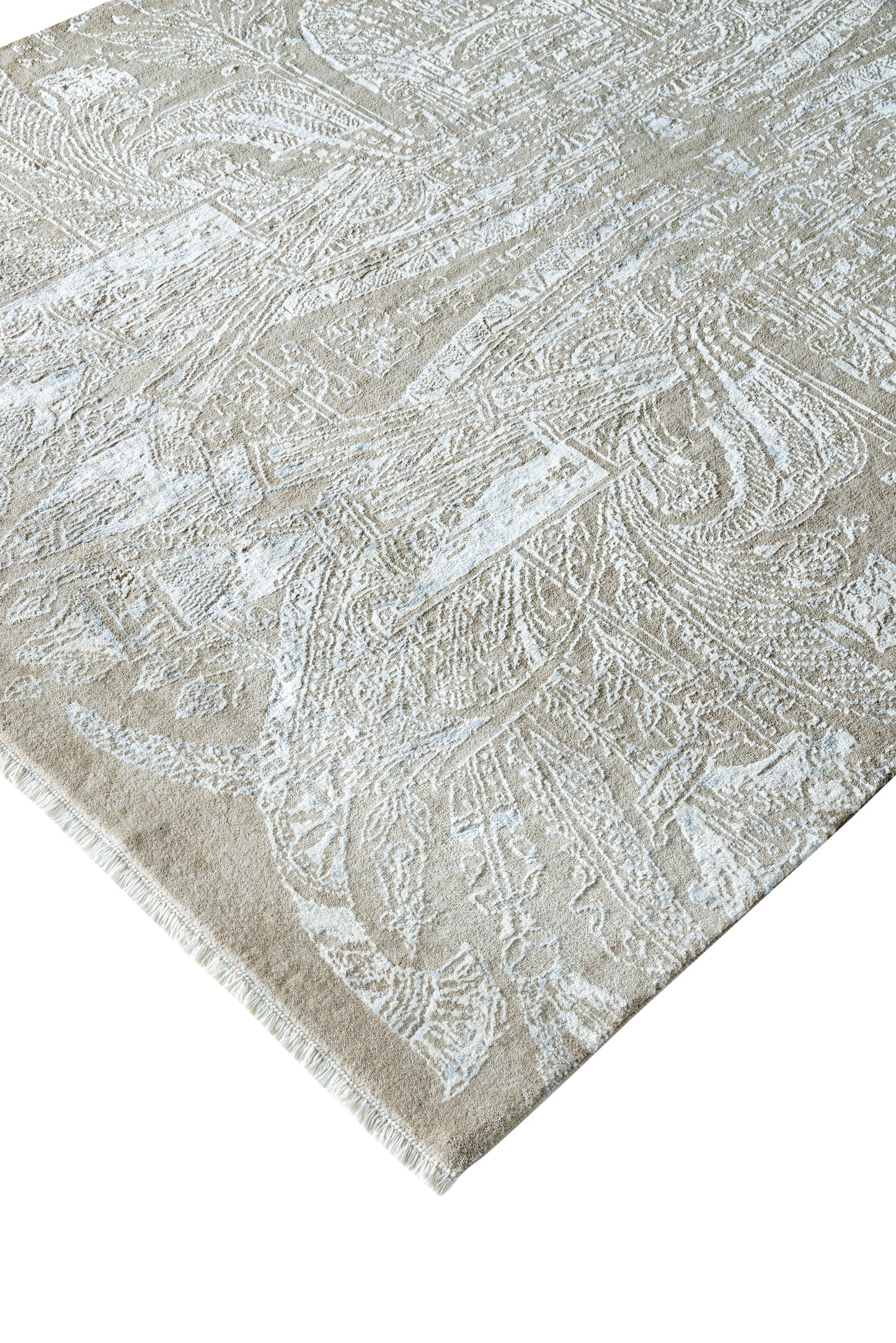Kahhal Looms Solar Boat Hand-Knotted