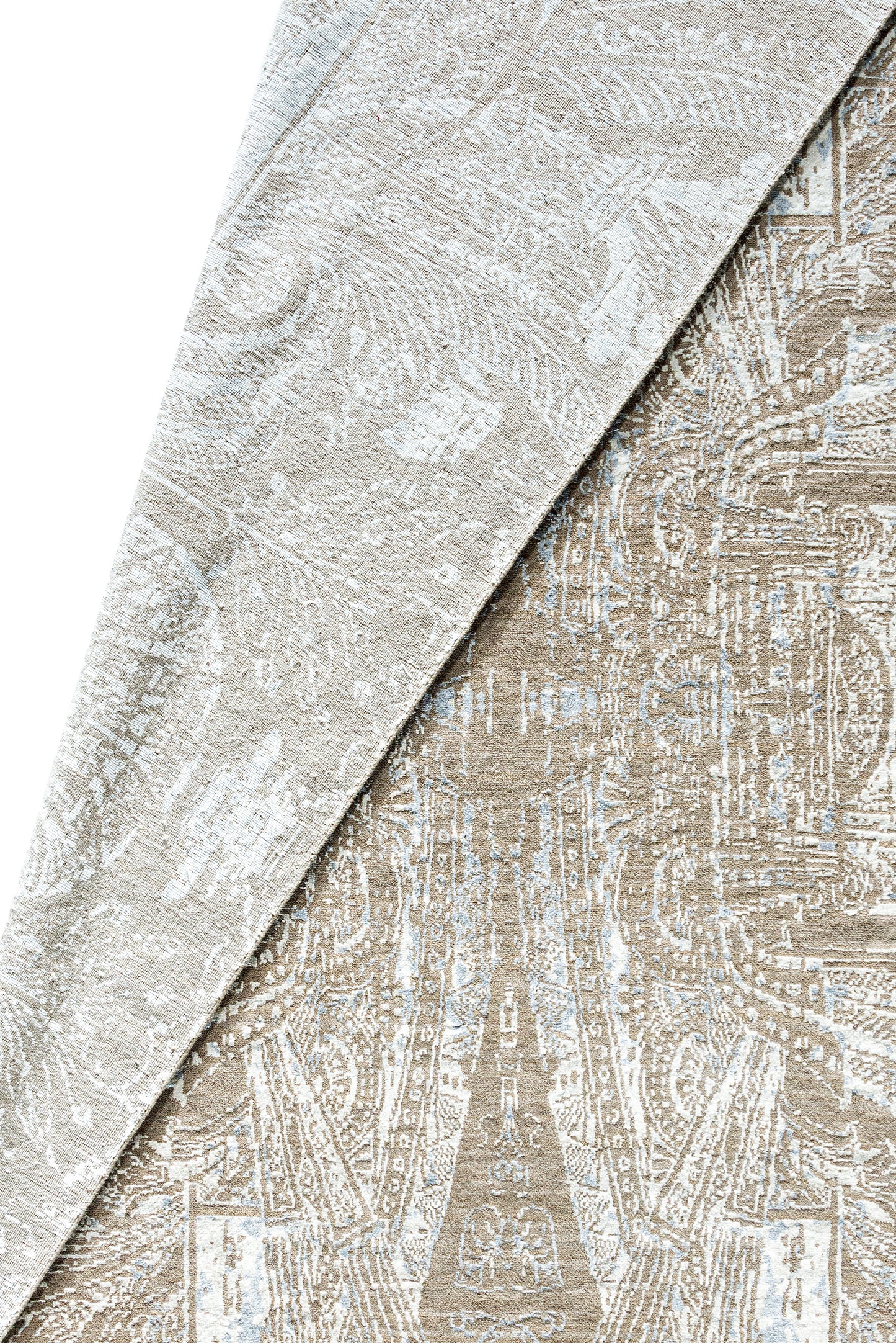 Kahhal Looms Solar Boat Hand-Knotted