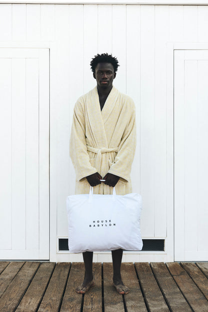 Bathrobe |  Velour Geo Triangle