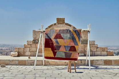 Kahhal Hand Knotted Rug/Tribal Color Weave