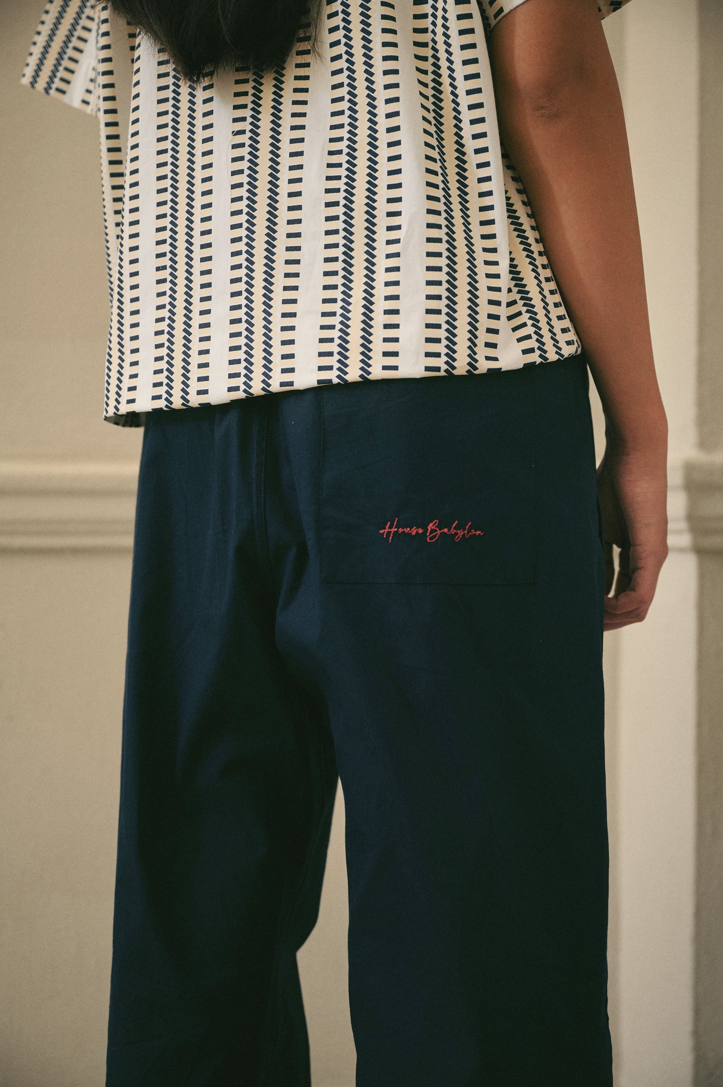 Albergo stripe set - Off white