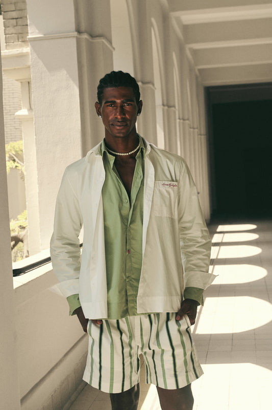 LS poplin shirt - Off White