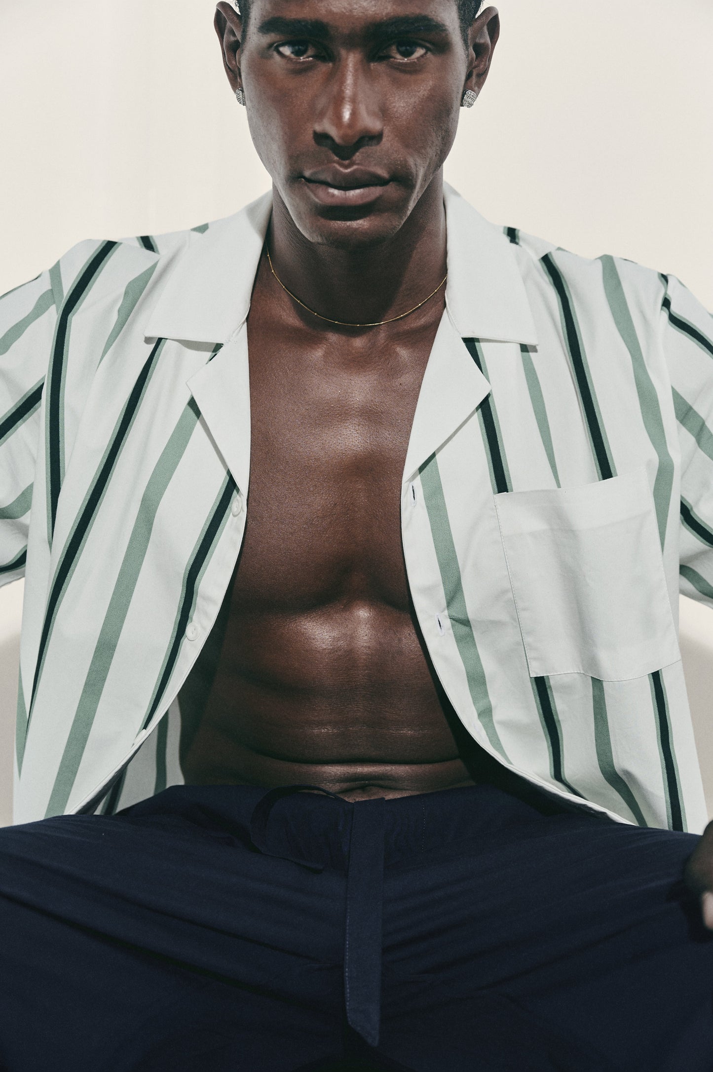 Trad stripe set - Off White