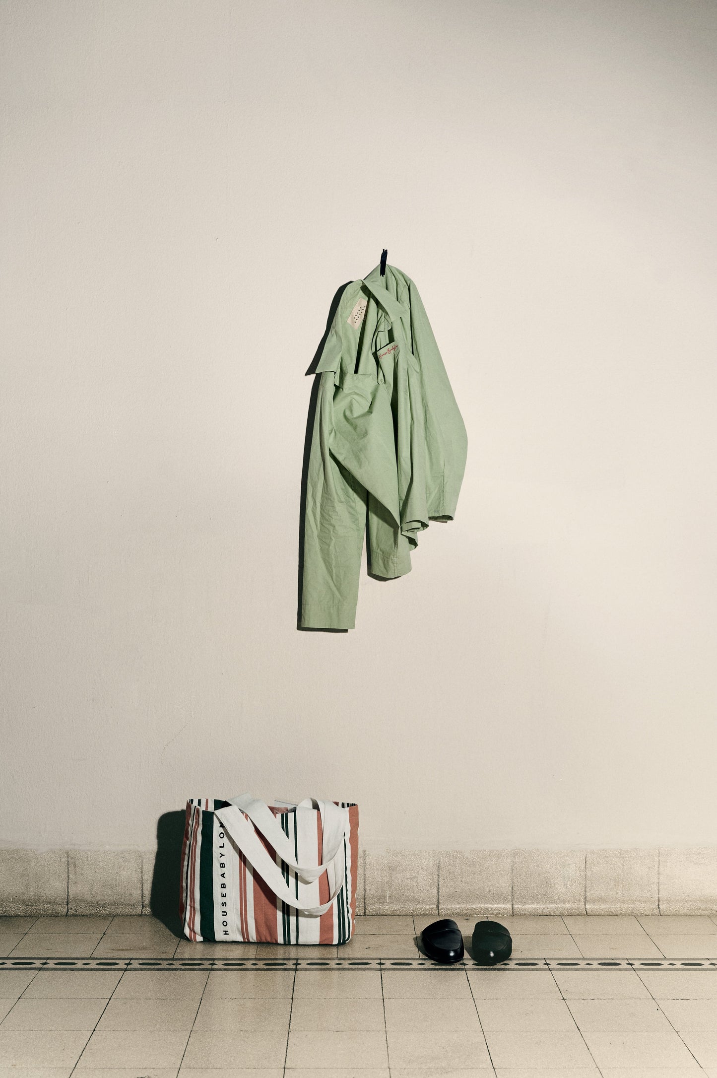 LS poplin shirt - Laurel Green