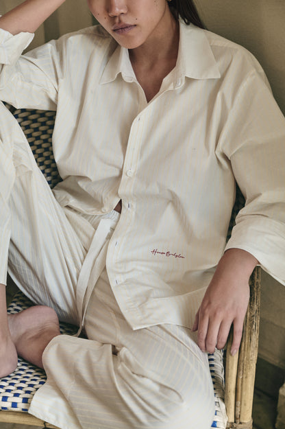 Pinstripe shirt - Yellow