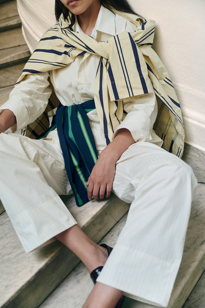 LS poplin set - Off white