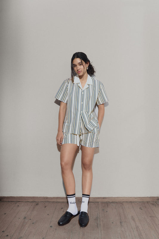Albergo stripe set - Off white