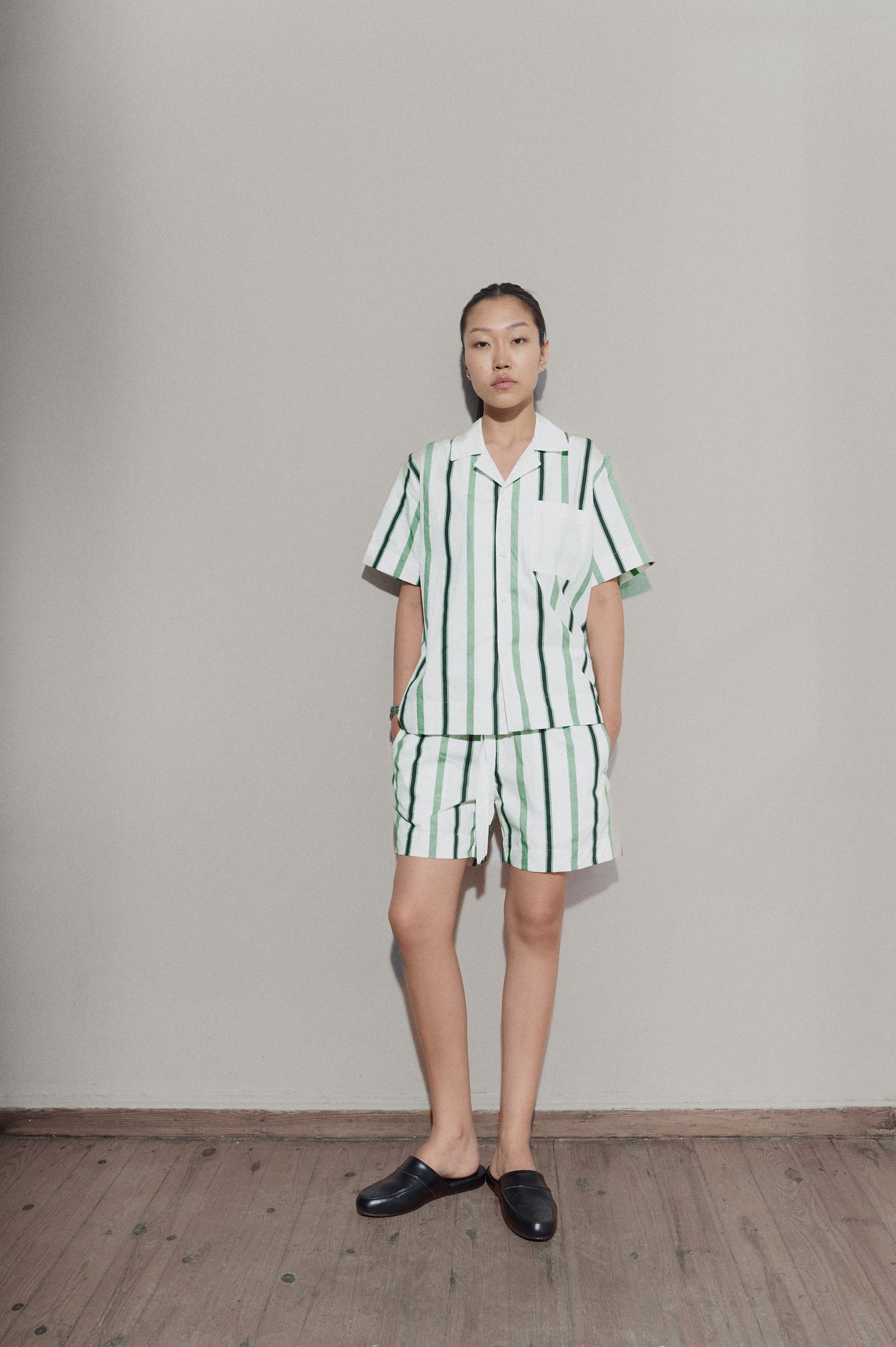 Trad stripe set - Off White