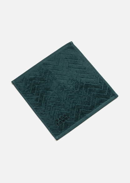 Face towel - Dark Green