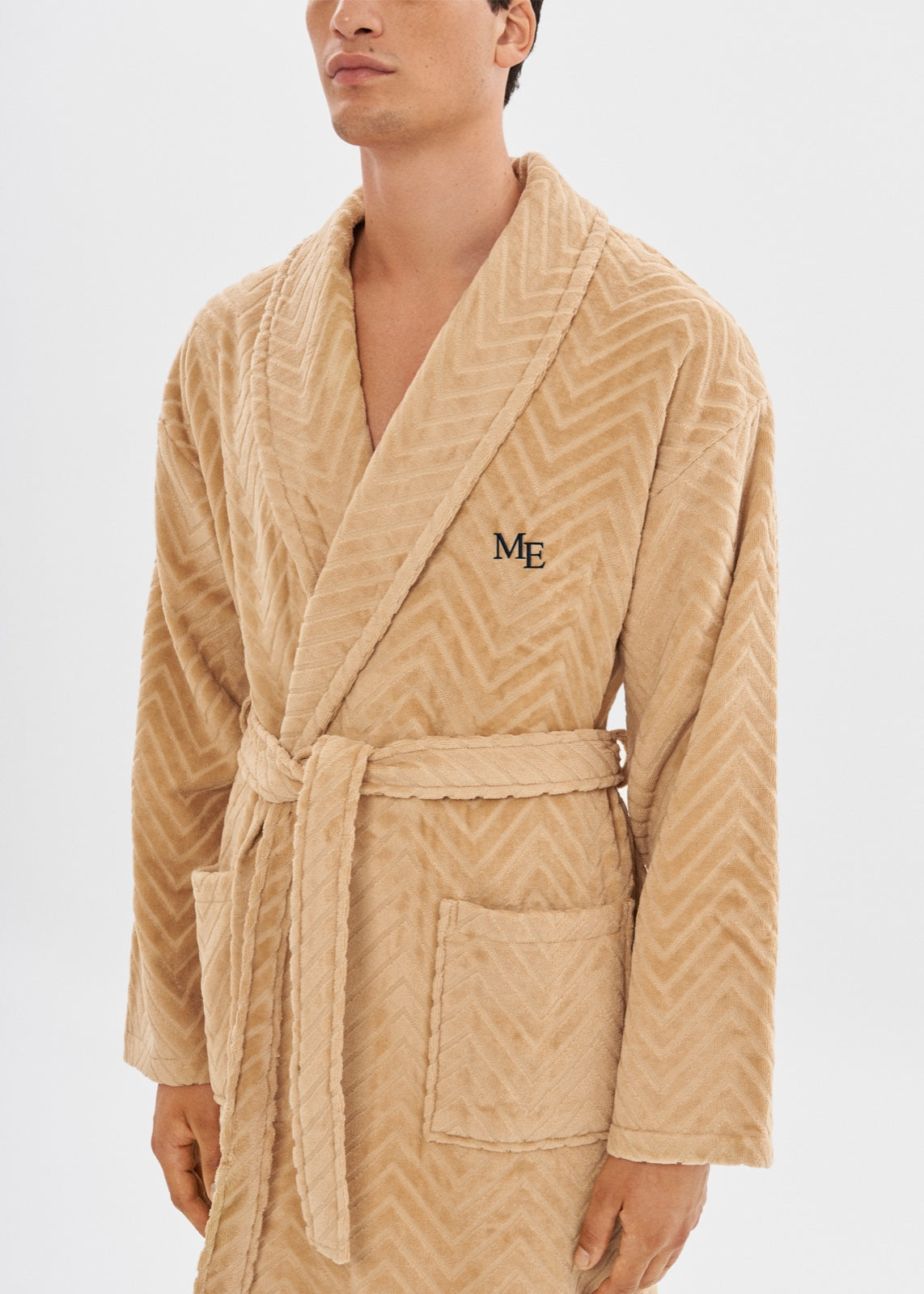 Bathrobe | Velour Taupe